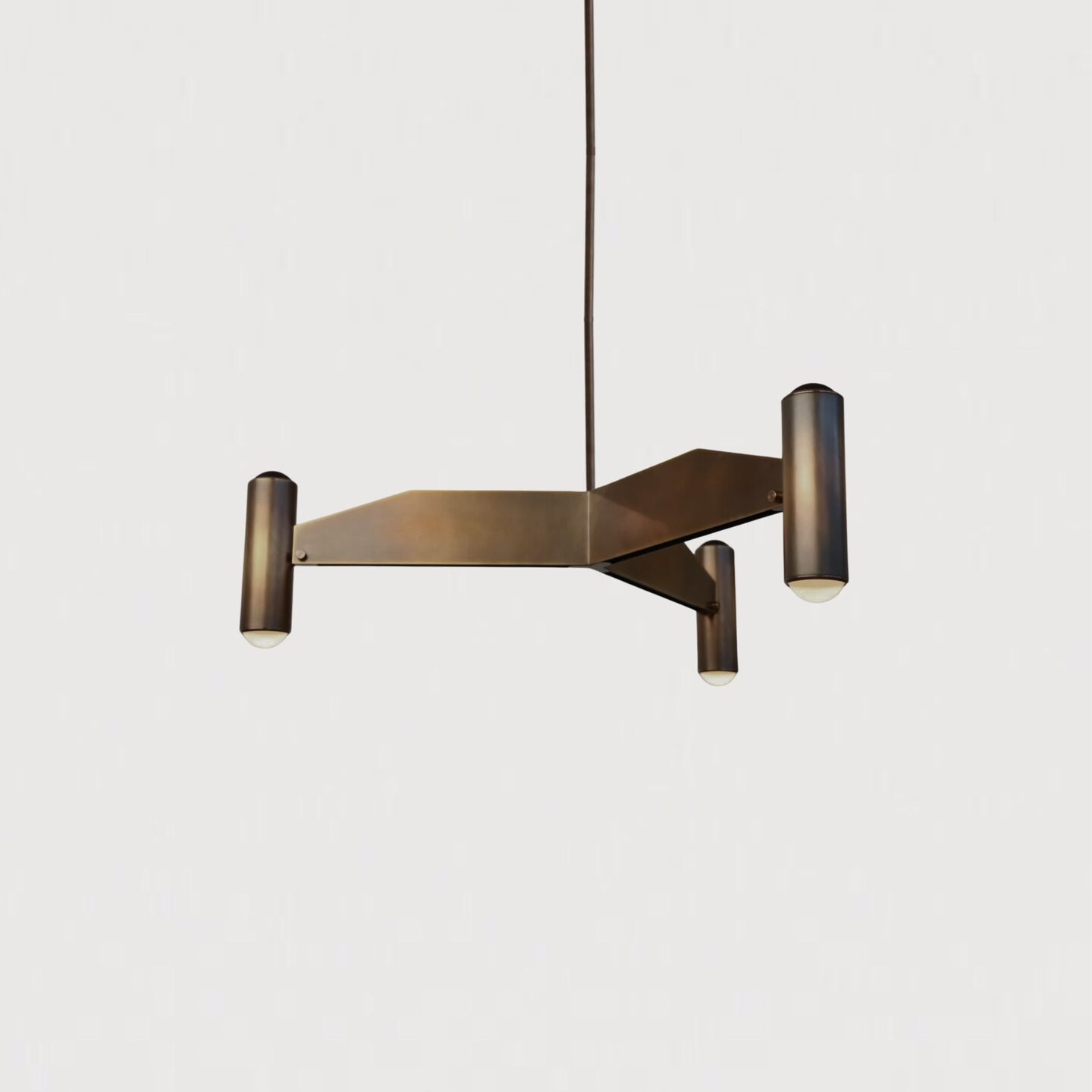 Surveillance Trine Flush Ceiling Canopy Dark Bronze